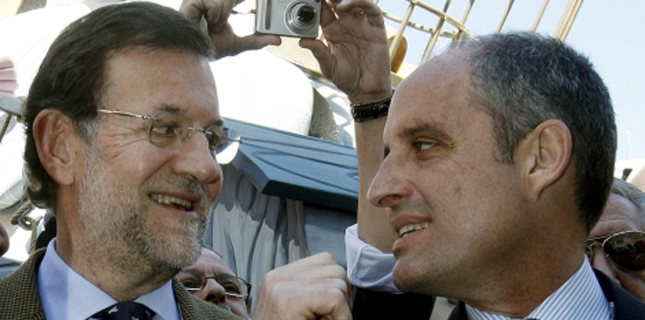 Mariano Rajoy y Francisco Camps en una imagen de archivo