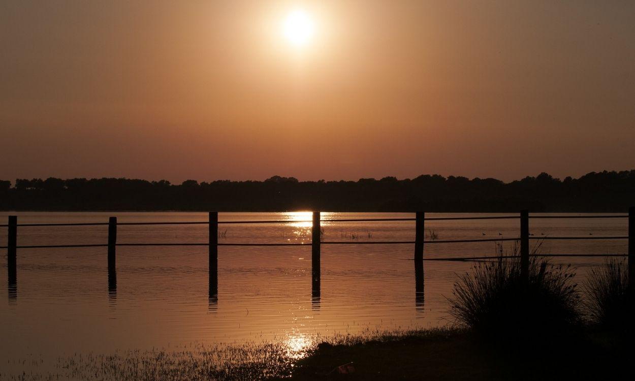 Atardecer en el Parque Nacional y Natural de Doñana (Andalucía)