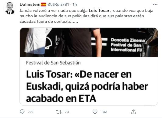 Críticas a Tosar 4 Críticas a Tosar 4