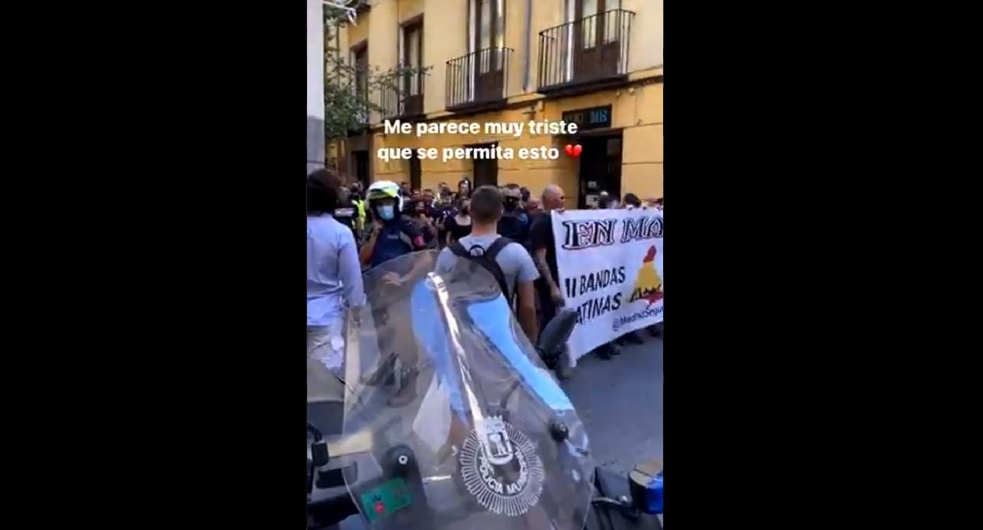 Gritos de “fuera maricas de nuestros barrios” en la manifestación neonazi de Chueca