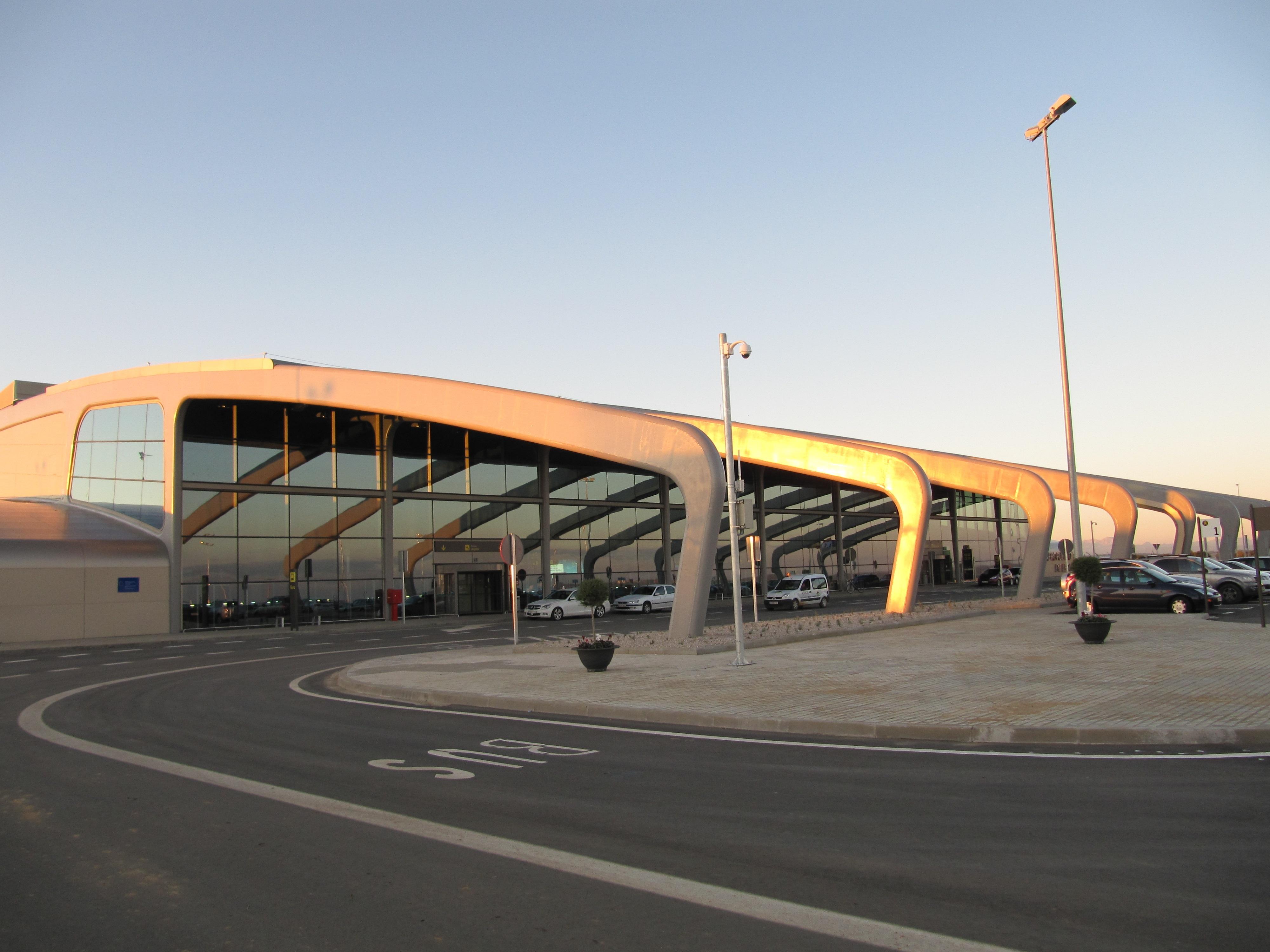 Aeropuerto de León situado en la localidad de La Virgen del Camino