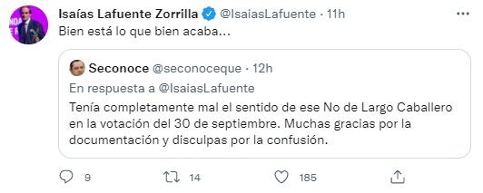 Disculpas a Isaias