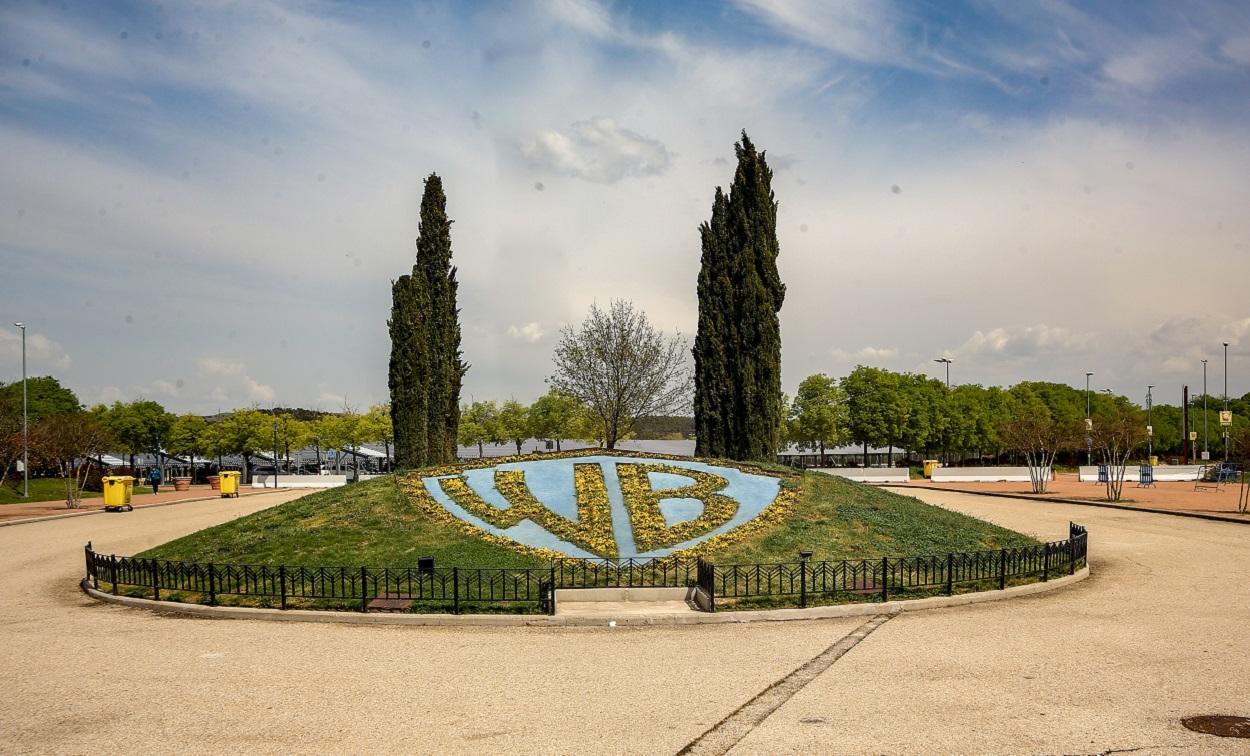 Entrada al parque Warner, en San Martín de la Vega, Madrid. EP archivo