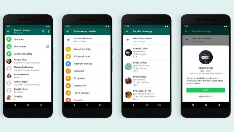 Directorio WhatsApp, imagen compartida por Will Cathcart, CEO de WhatsApp