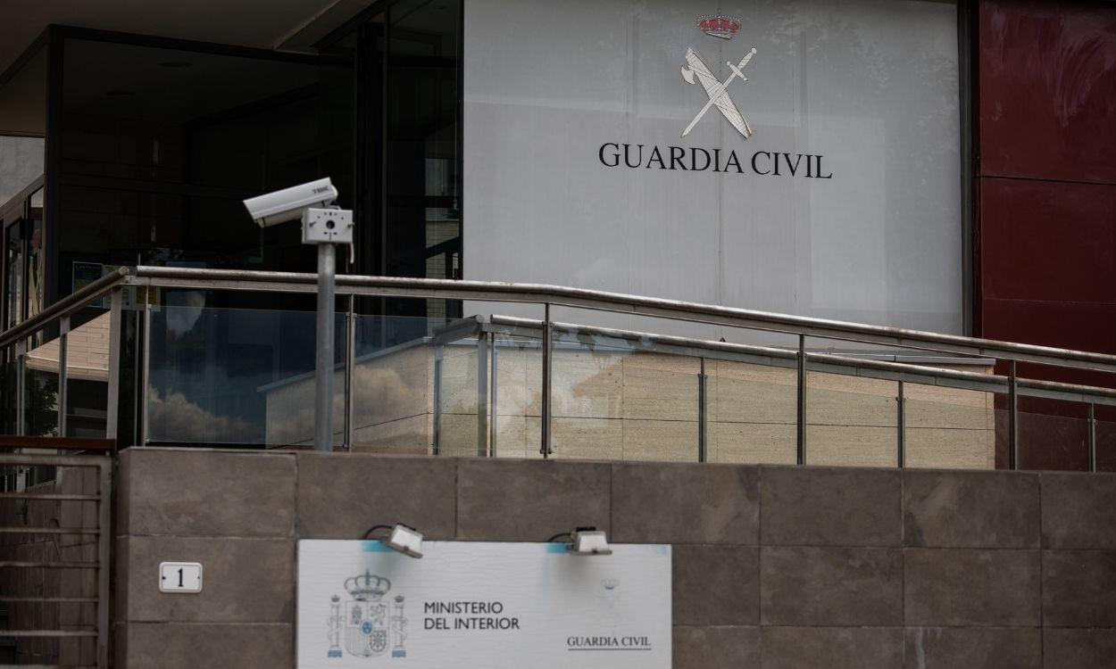 Cuartel de la Guardia Civil de San Agustín de Guadalix donde han trasladado detenida a Noelia de Mingo. EP