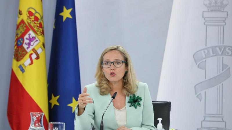 La ministra de Asuntos Económicos y vicepresidenta primera, Nadia Calviño. Europa Press