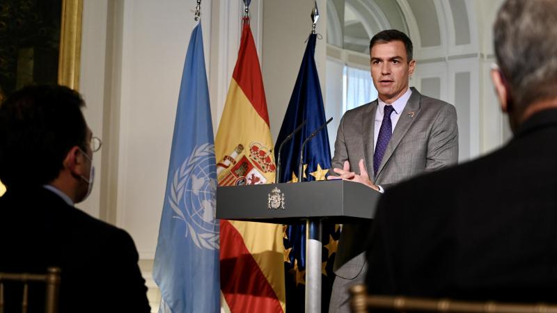 El presidente del Gobierno, Pedro Sánchez