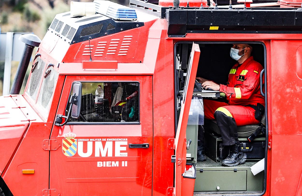 Miembros de la UME, la unidad militar creada por José Luis Rodríguez Zapatero. EP