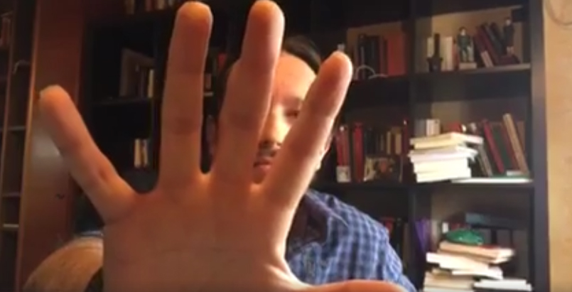 Pablo Iglesias en su último vídeo en Facebook