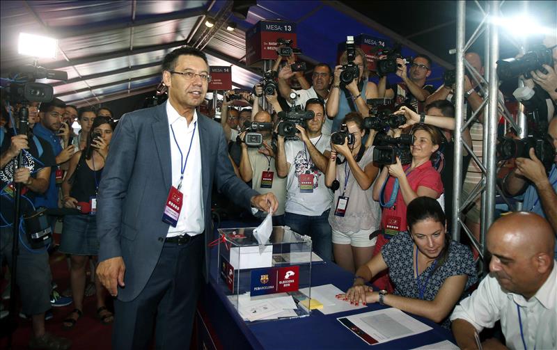 Bartomeu, ganador de las elecciones para la presidencia del Barça