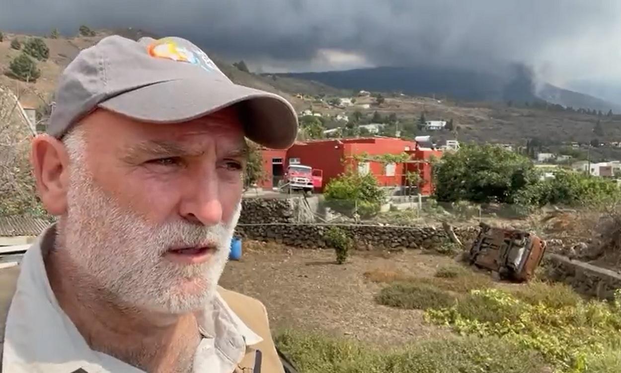 El chef José Andrés en La Palma.