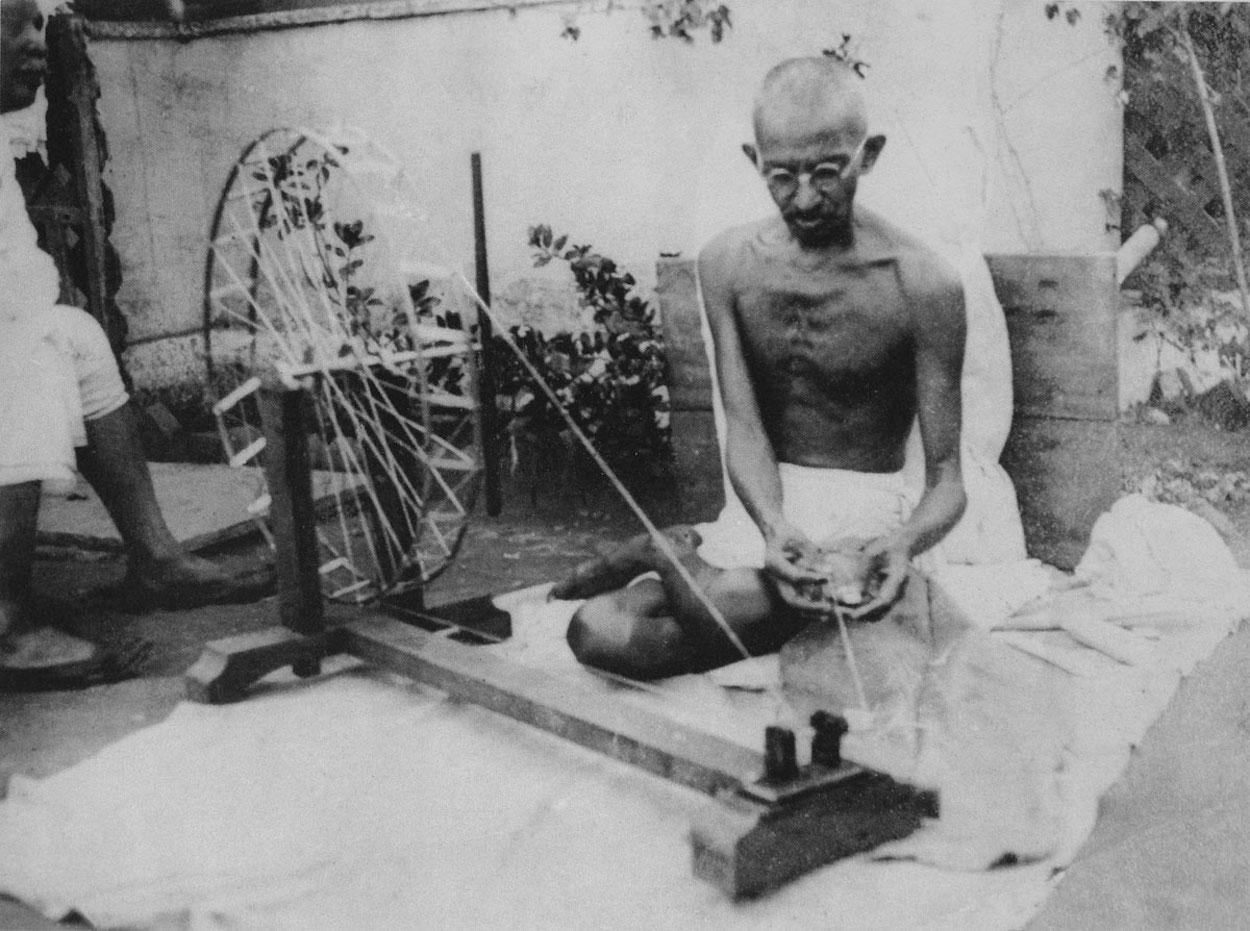 Gandhi fue el máximo defensor de la no violencia