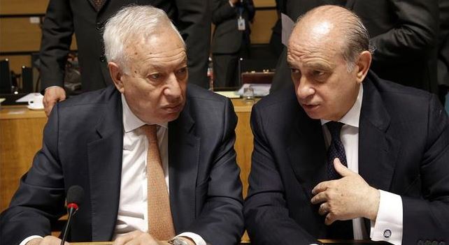 Los ex ministros Jorge Fernández Díaz y José Manuel García Margallo