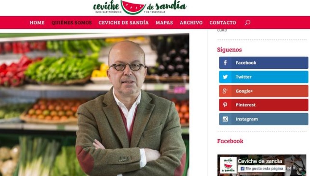 Pagina web de la frutería de Nacho Villa