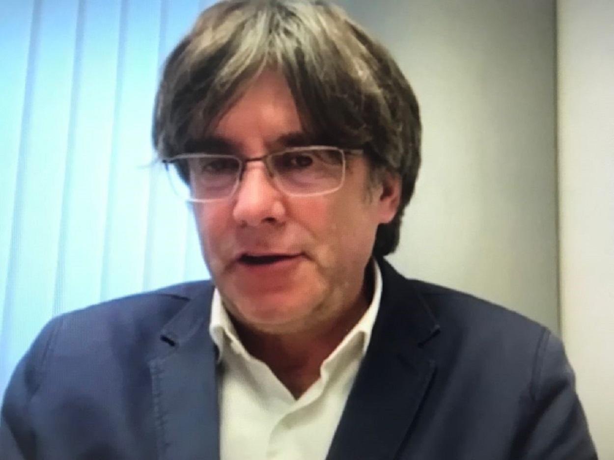 El expresidente de la Generalitat Carles Puigdemont. Fuente: Europa Press.