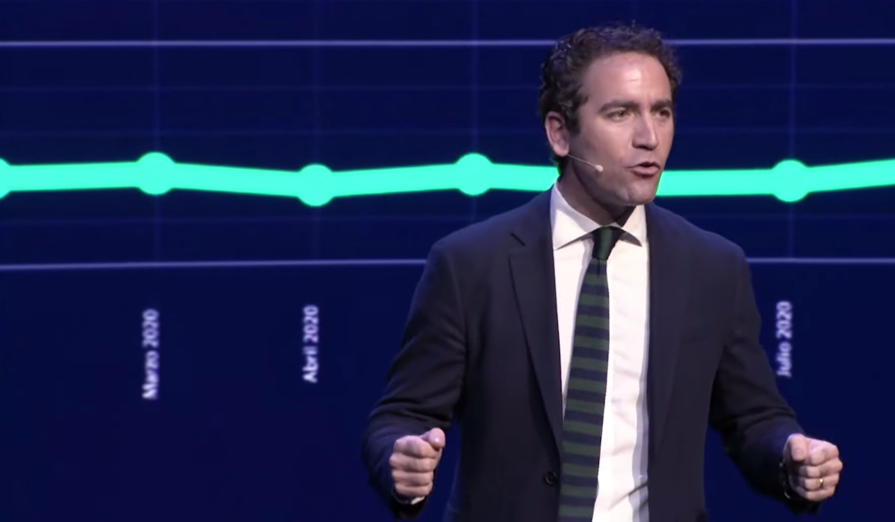 Teodoro García Egea en la Convención Nacional del PP. EP