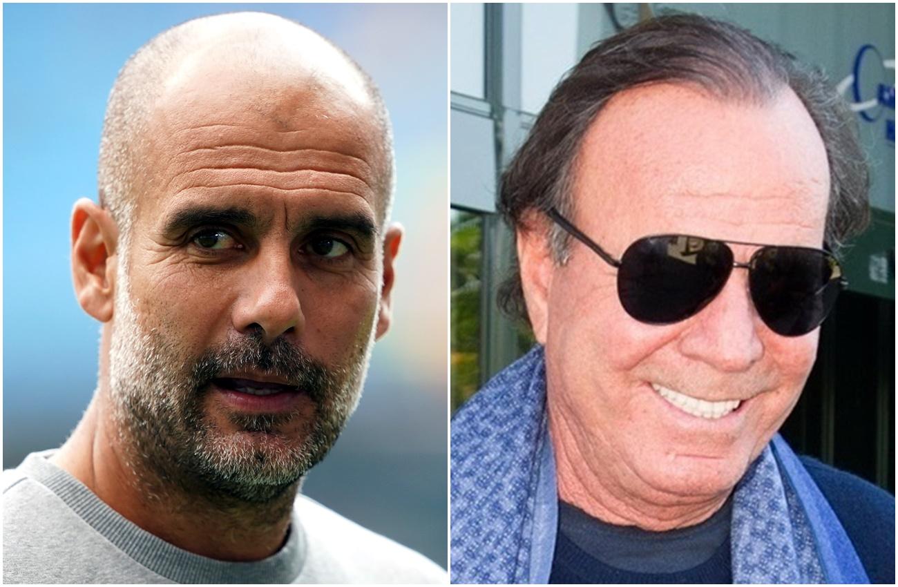 Guardiola y Julio Iglesias. Fuente: elaboración propia.