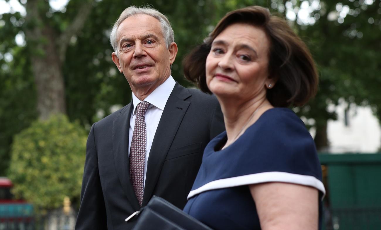 Tony y Cherie Blair