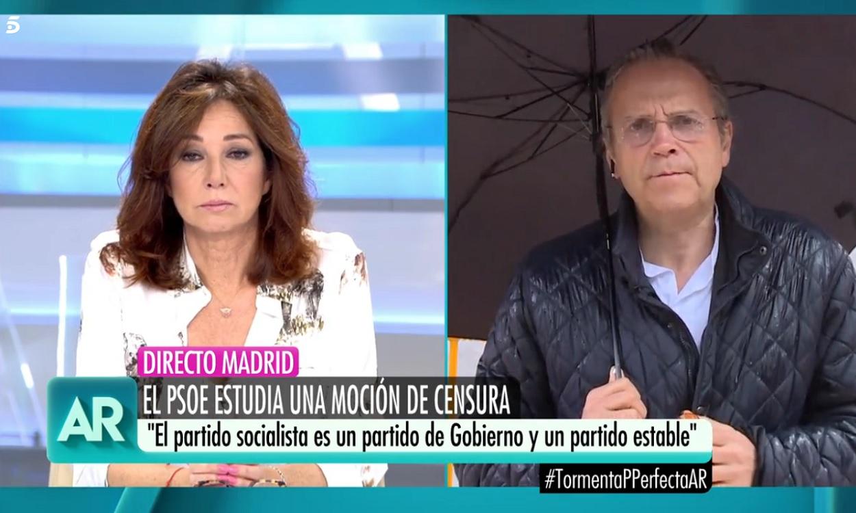 Antonio Miguel Carmona durante una entrevista en 'El programa de Ana Rosa'.