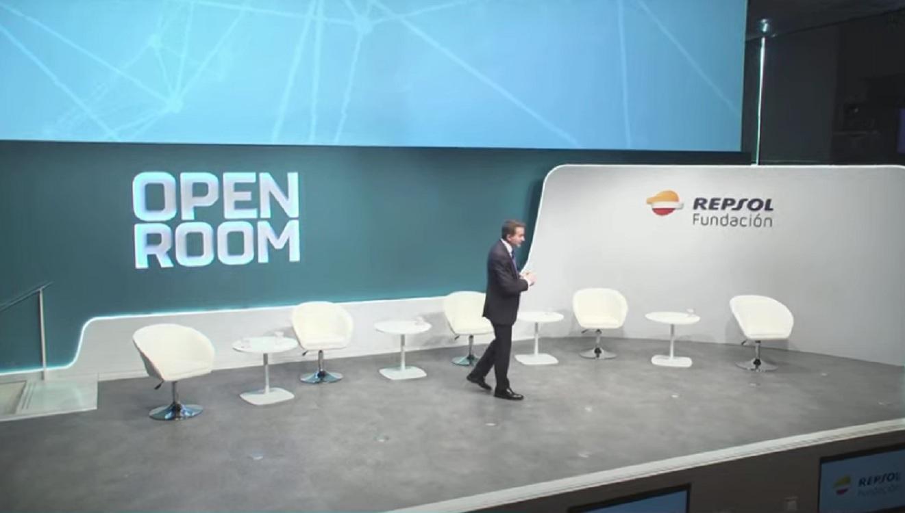 Josu Jon Imaz, CEO de Repsol, durante la presentación de Open Room