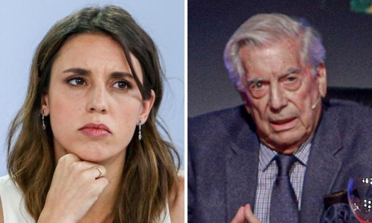 Irene Montero sentencia a Vargas Llosa tras su implicación en los Papeles de Pandora
