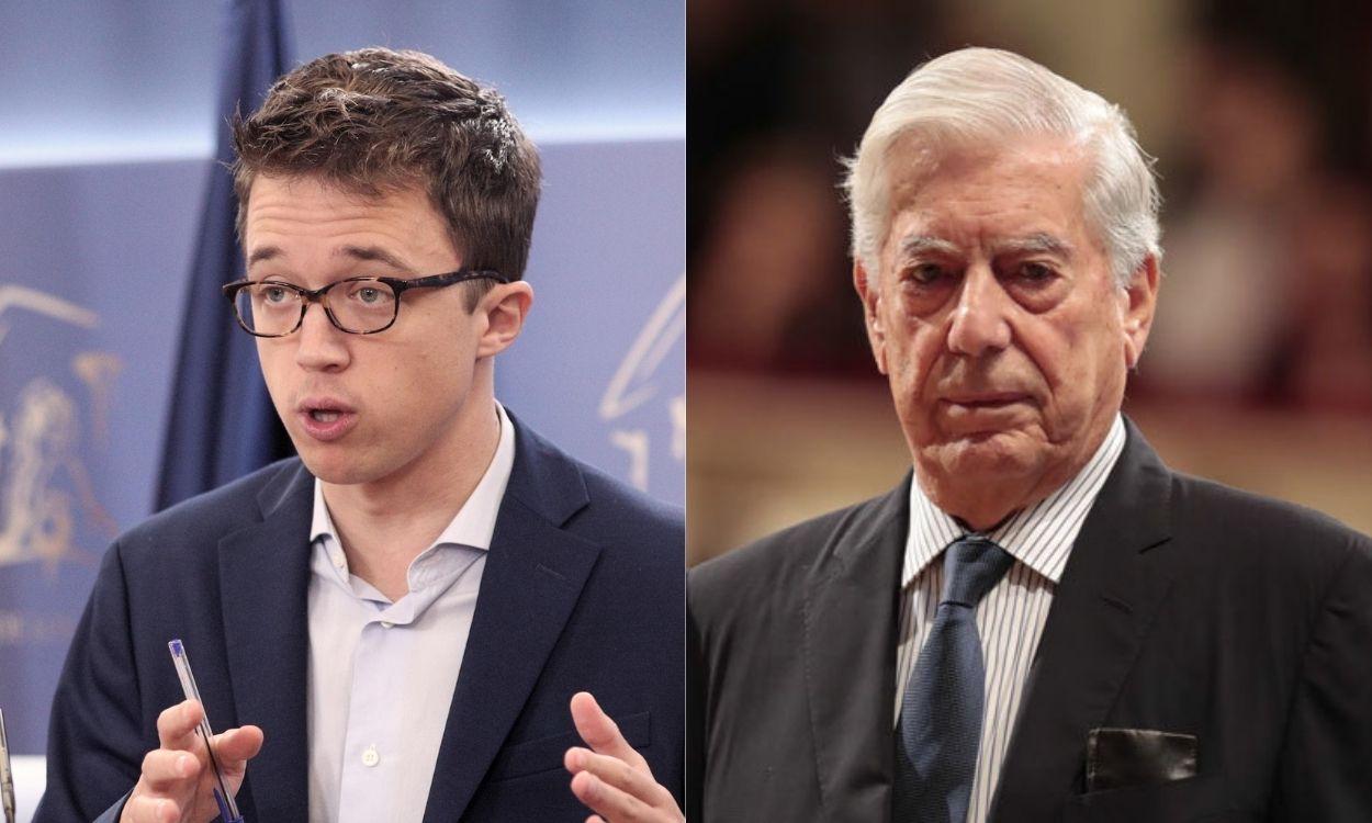 Íñigo Errejón y Mario Vargas Llosa.