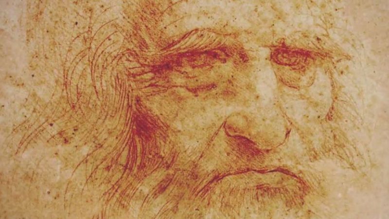 Autorretrato de Da Vinci