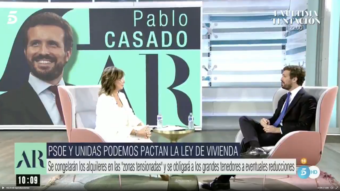 Casado en El Programa de Ana Rosa. Telecinco