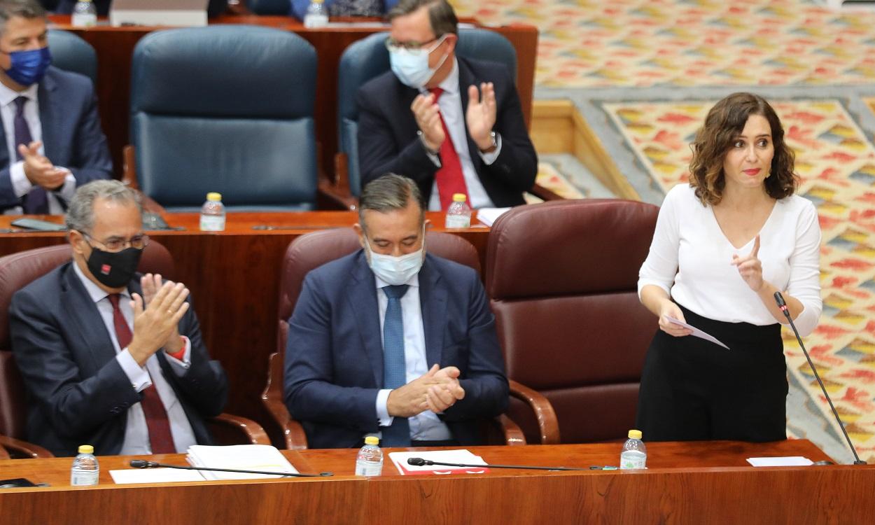 La presidenta de la Comunidad de Madrid, Isabel Díaz Ayuso. EP