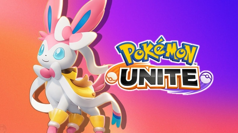 Sylveon y su nueva skin en Pokémon Unite