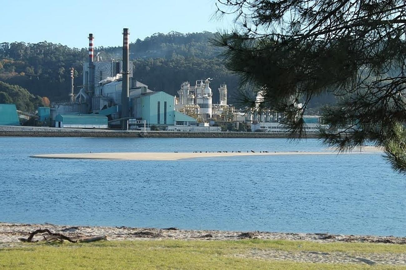 La factoría de ENCE en la ría de Pontevedra, en la imagen, tiene "las horas contadas" según la Asociación pola Defensa da Ría (Foto: Europa Press/Archivo).