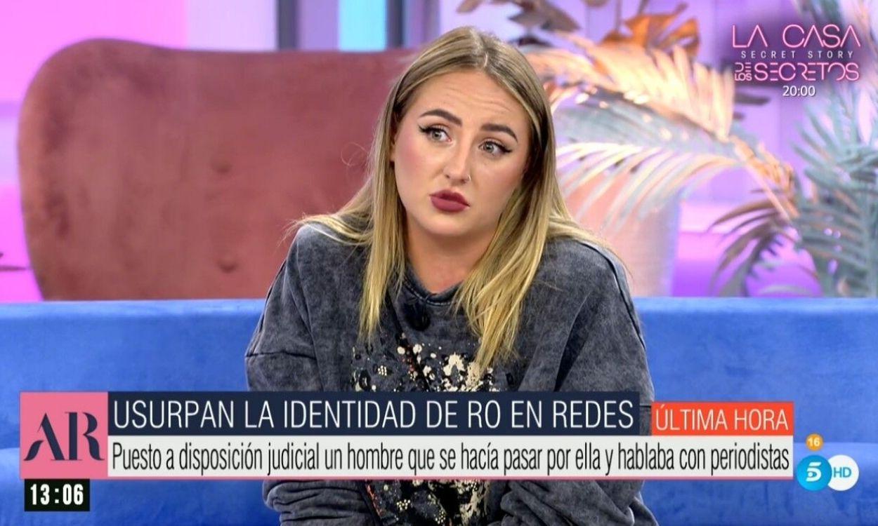 Rocío Flores en 'El Programa de Ana Rosa'. Telecinco.