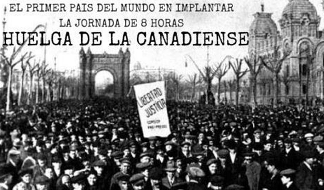 Huelga de La Canadiense. 