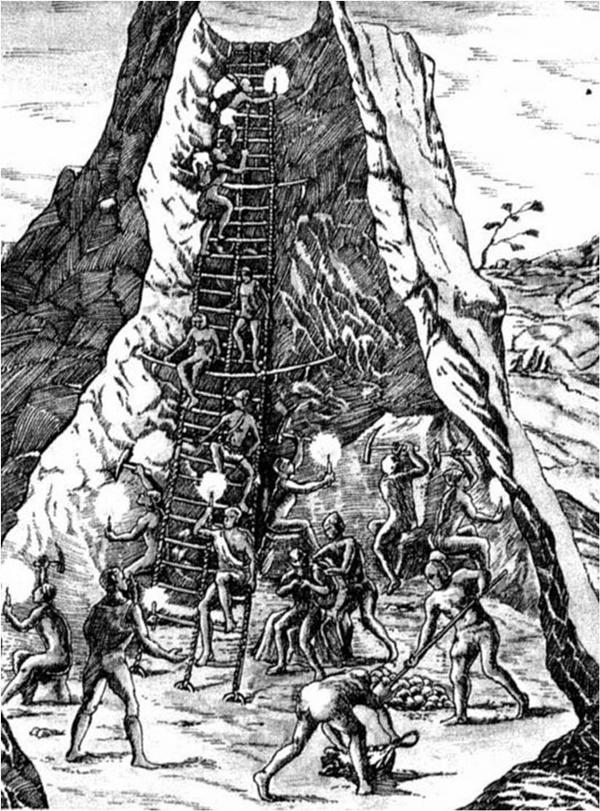 El descubrimiento de minas como las de Potosí desestructuraron por completo los planes económicos que existían en España antes de 1492