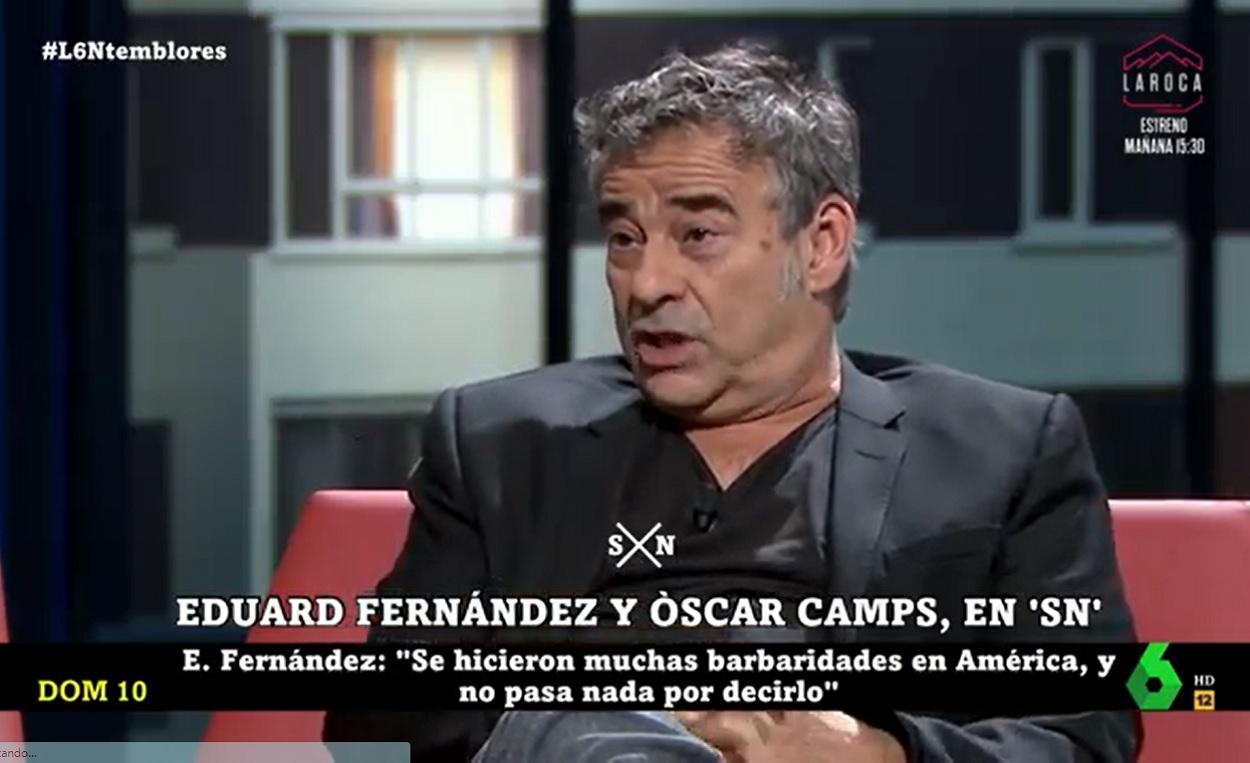 El actor Eduard Fernández en La Sexta noche