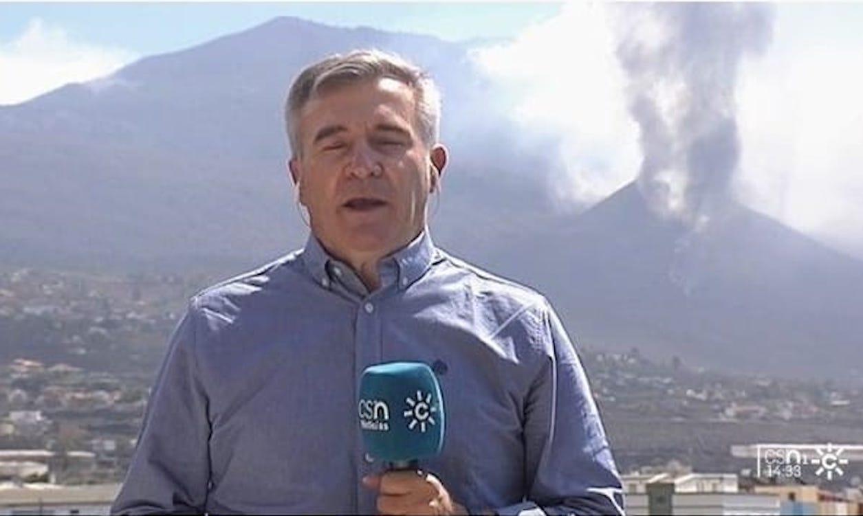 Canal Sur se desplaza a La Palma para informar del volcán