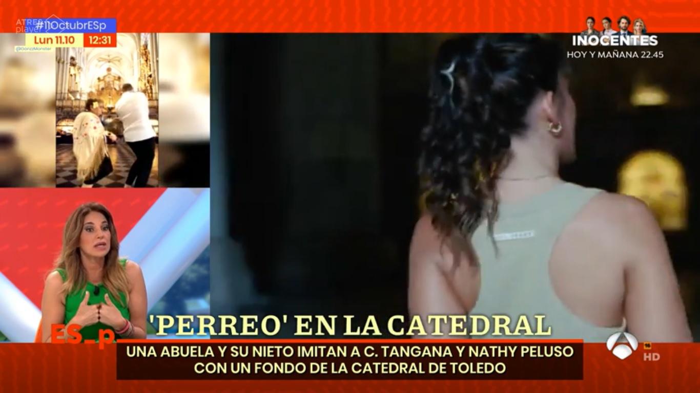 Mariló Montero cargga contra C. Tangana por su videoclip. Atresplayer.