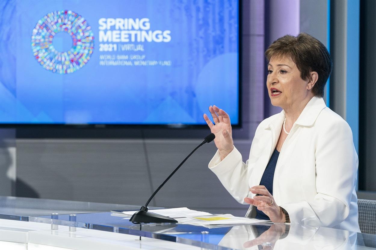 La directora gerente del FMI, Kristalina Georgieva. Fuente: Europa Press.