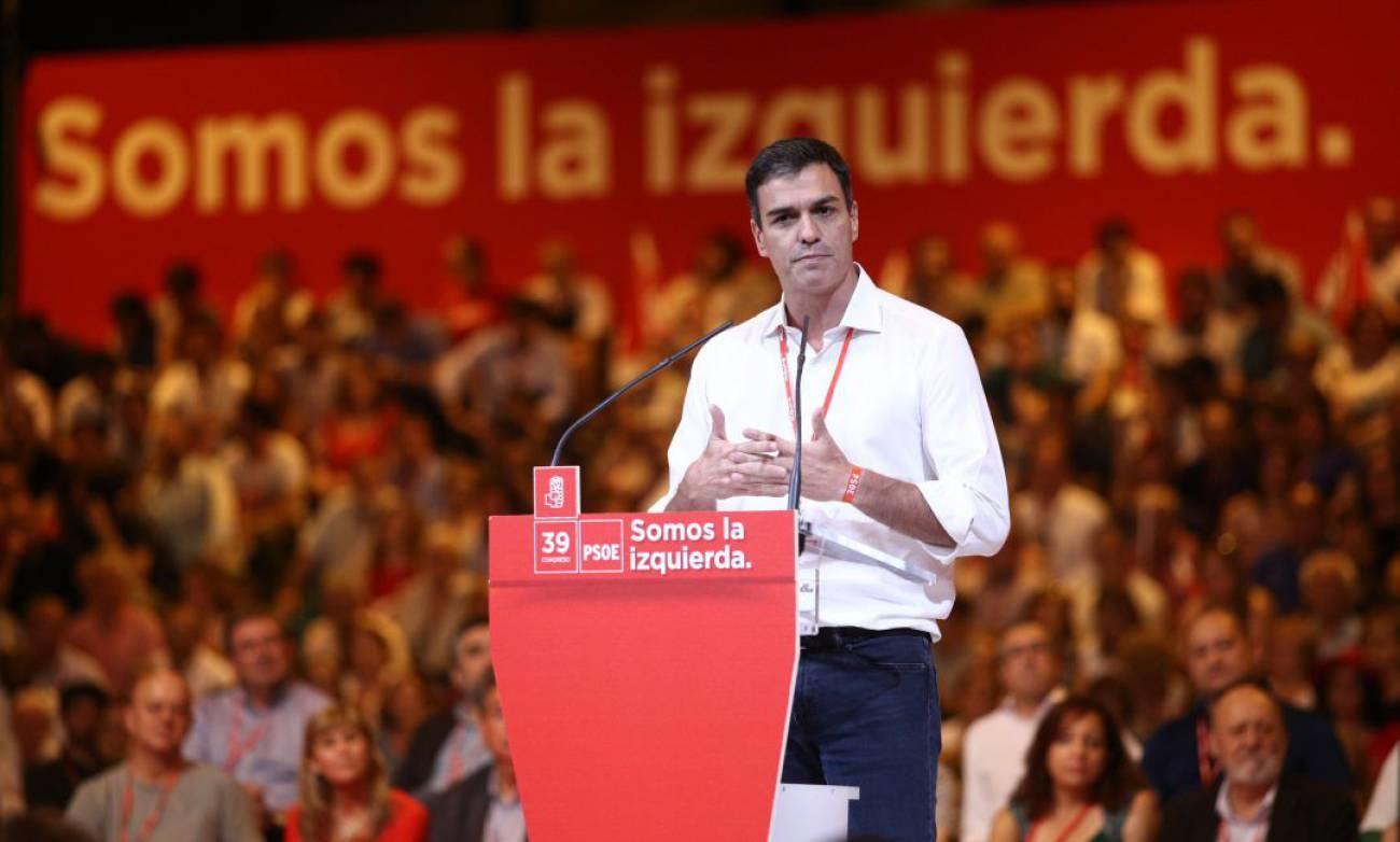 Pedro Sánchez en el 39 Congreso del PSOE