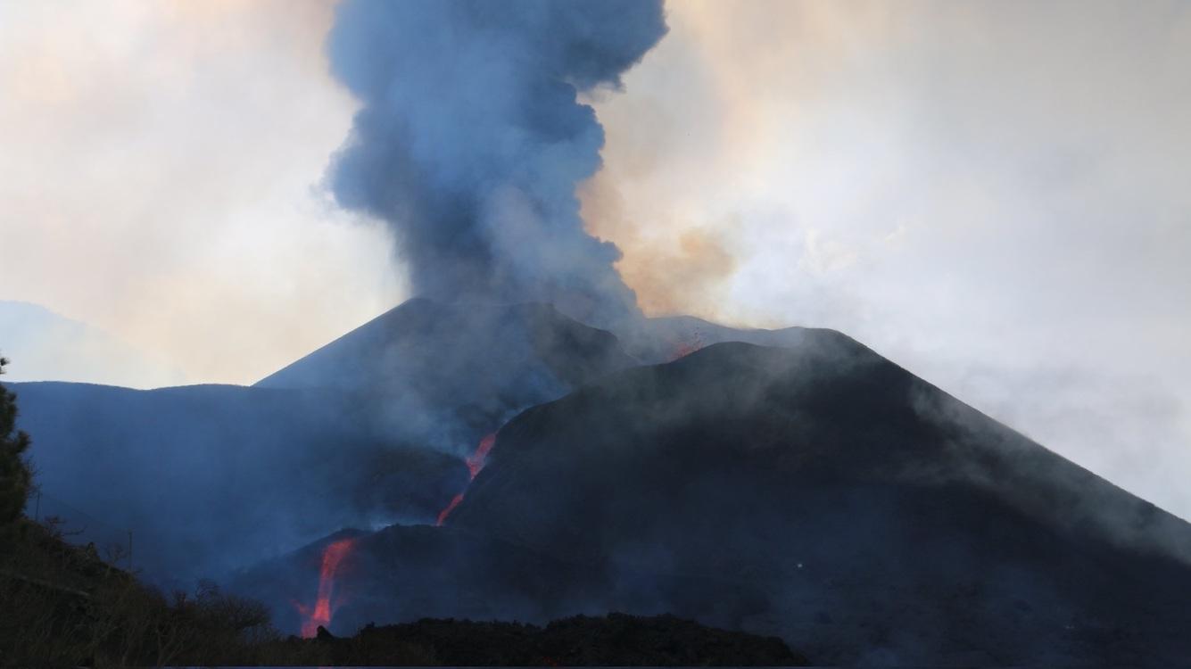 El volcán de La Palma continúa en erupción. Europa Press