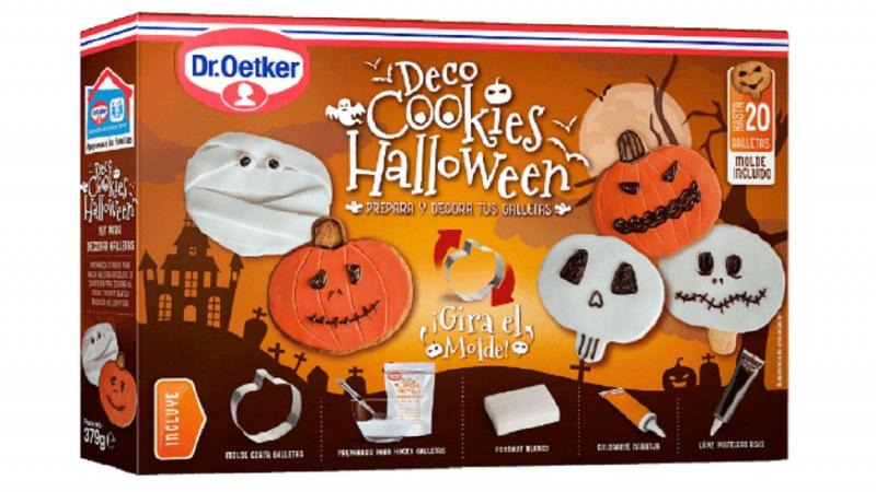 Kit de preparación de galletas para Halloween. Aldi Kit de preparación de galletas para Halloween. Aldi