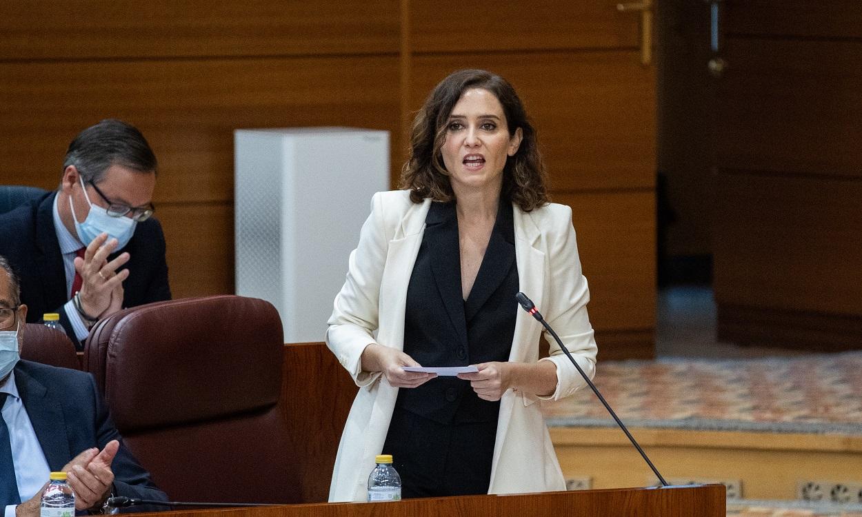 La presidenta de la Comunidad de Madrid, Isabel Díaz Ayuso. EP