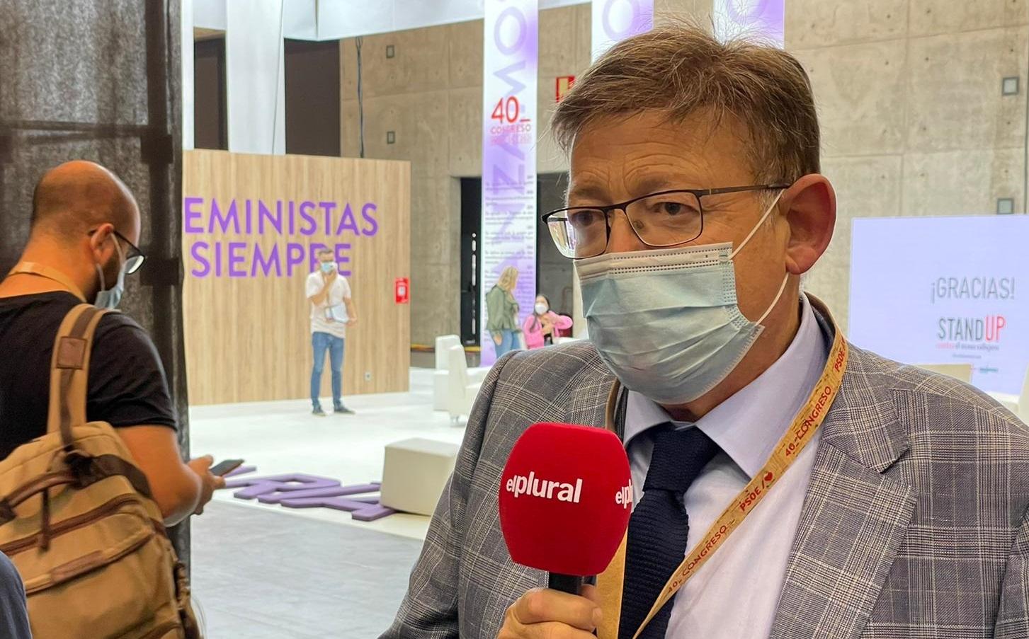Ximo Puig, entrevistado por ElPlural.com en el 40º Congreso Federal del PSOE