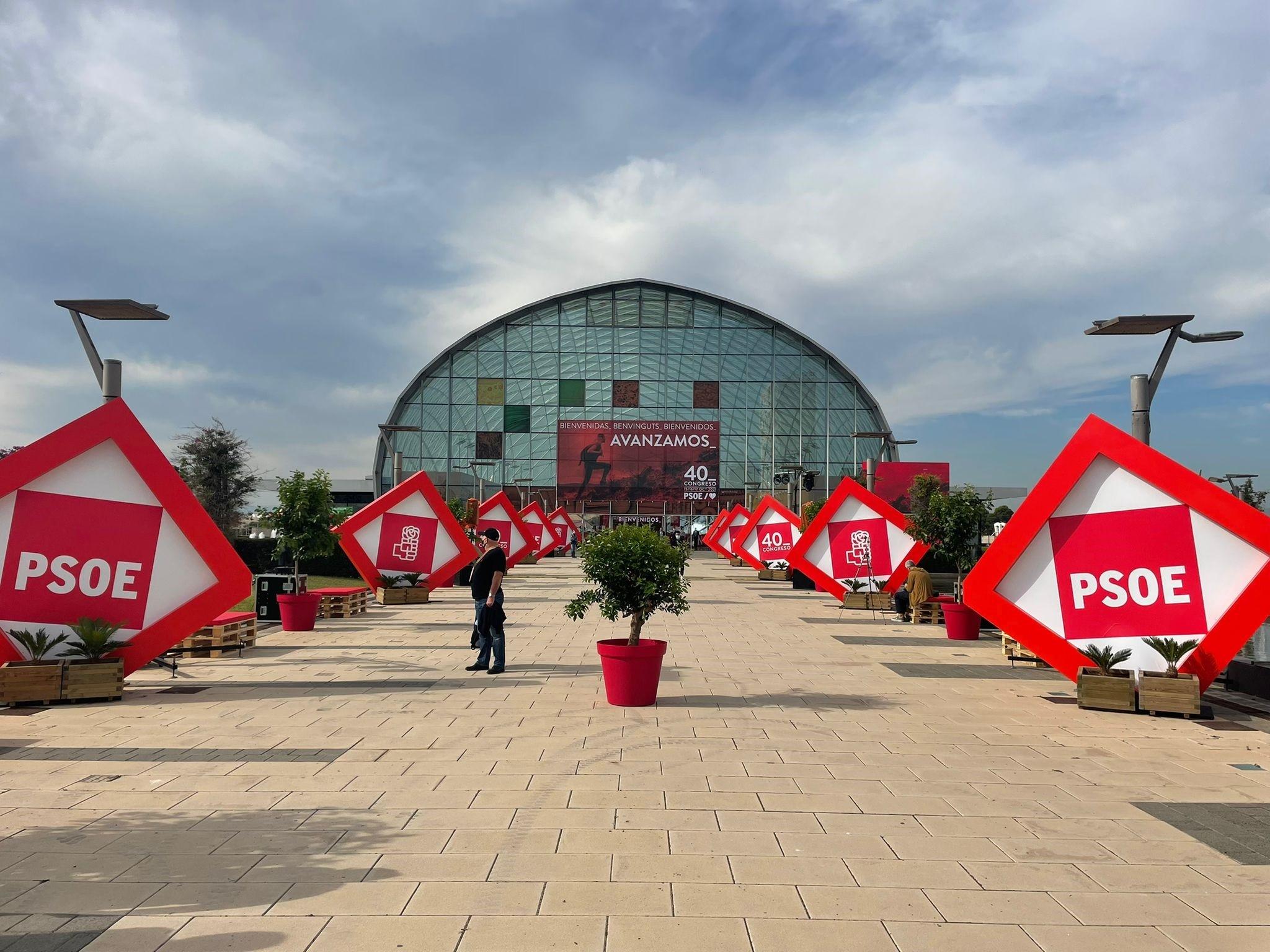 Instalaciones 40 Congreso PSOE. Fuente: Europa Press.