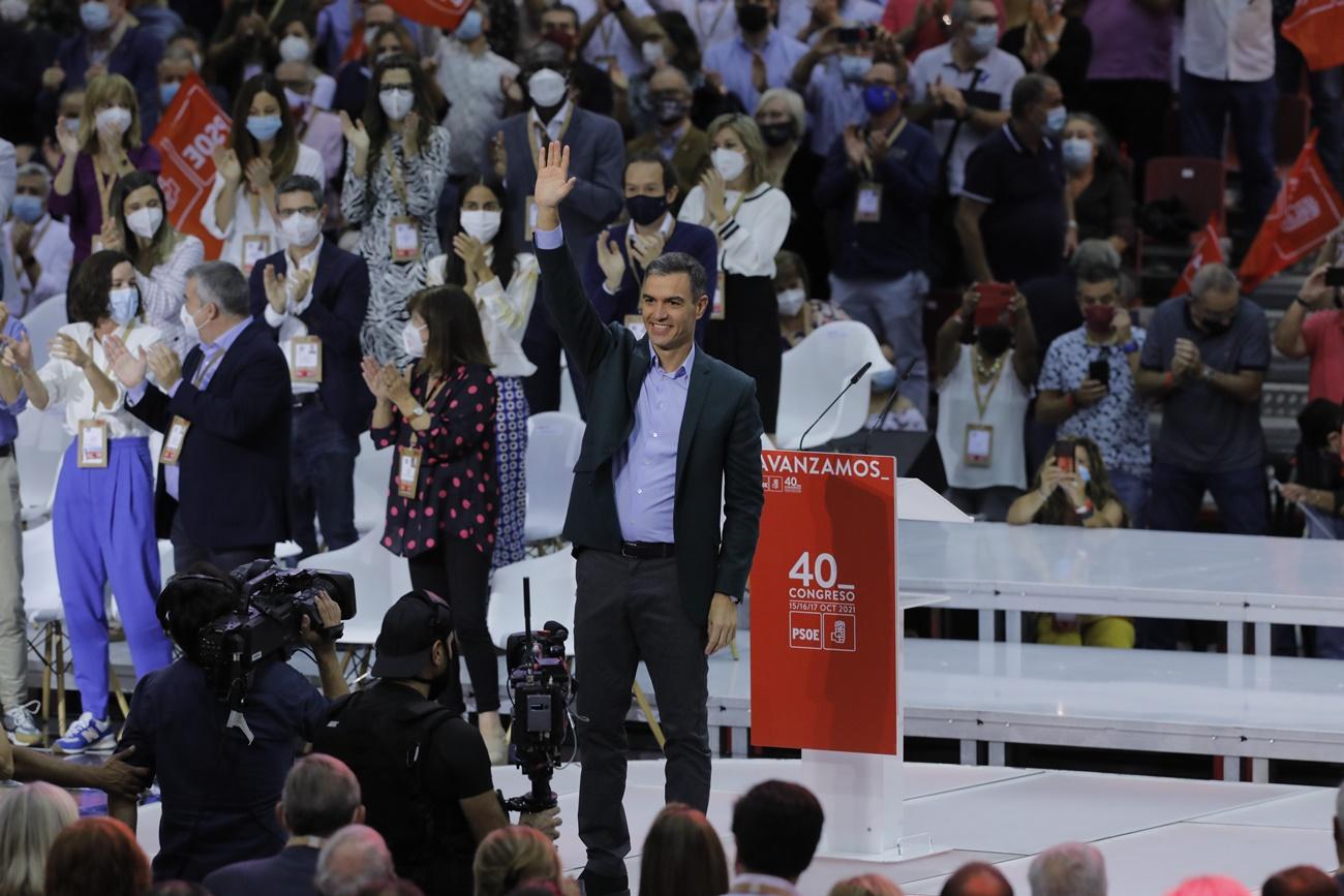 Pedro Sánchez en el 40 Congreso del PSOE