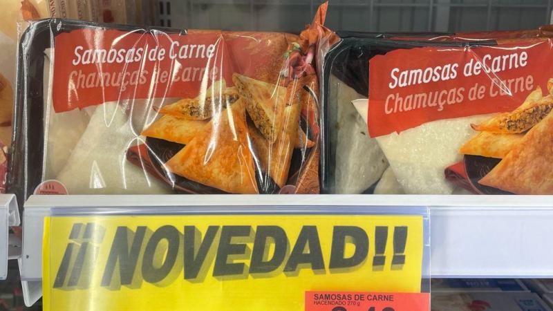 Samosas de carne