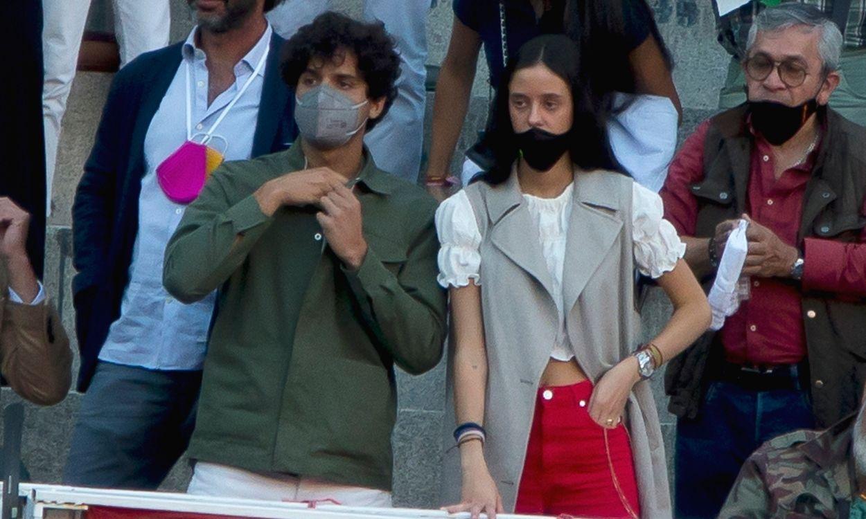 Victoria Federica de Marichalar y Borbón y Jorge Bárcenas en la Plaza de Toros de Las Ventas (Madrid). EP