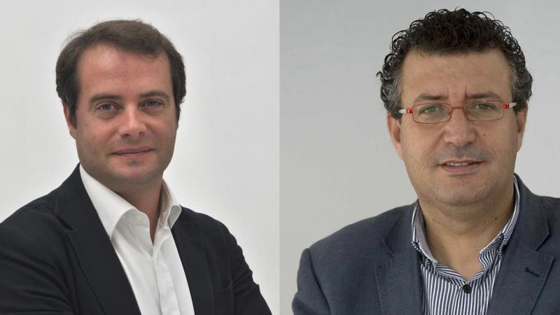 Antonio Conde, alcalde de Mairena del Aljarafe, y Javier Fernández, regidor de La Rinconada.