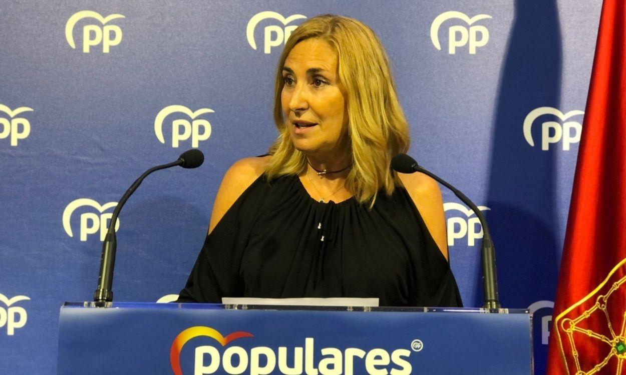 La vicesecretaria general del PP y presidenta del partido en Navarra, Ana Beltrán. Europa Press. 