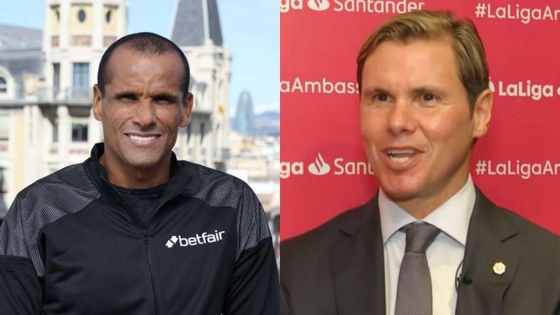Los exfutbolistas Rivaldo y Fernando Redondo.